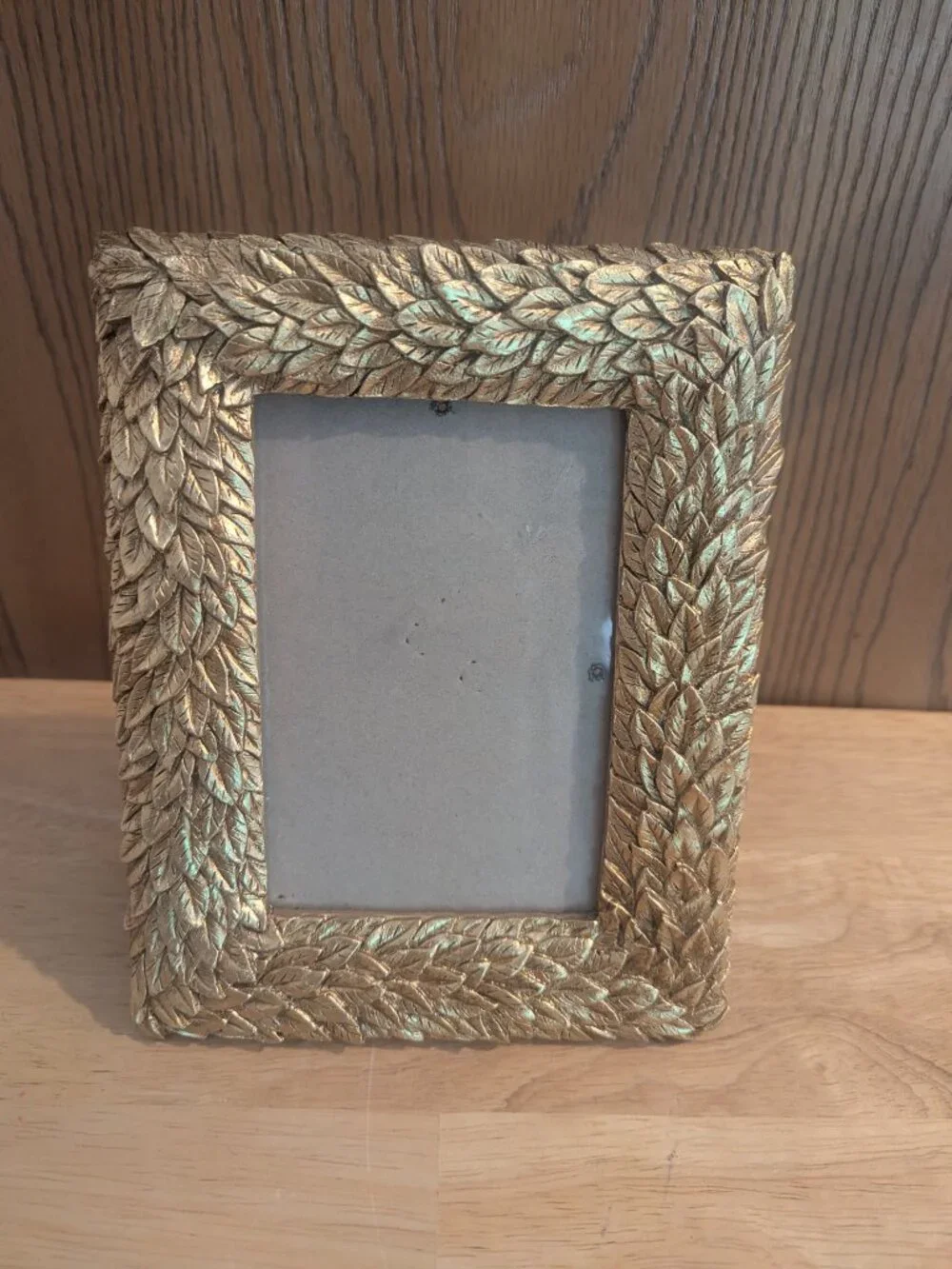 Vintage Leaf Frame Ornate, Gold Tone, Heavy, Stunning-Rachel Zoe‎ 8.25 x 6.5